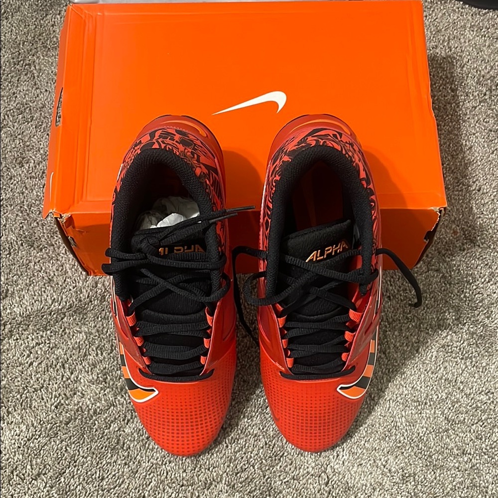 Nike Alpha Red and Black Sneakers Menace 4 pro NRG
